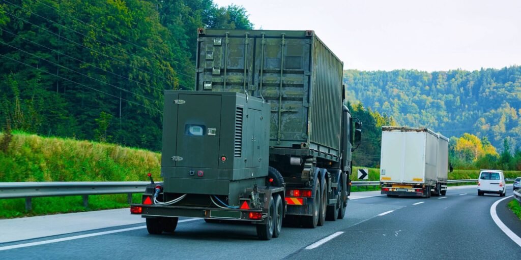 new senate bill to help trucking industry's access to military installations logos logistics