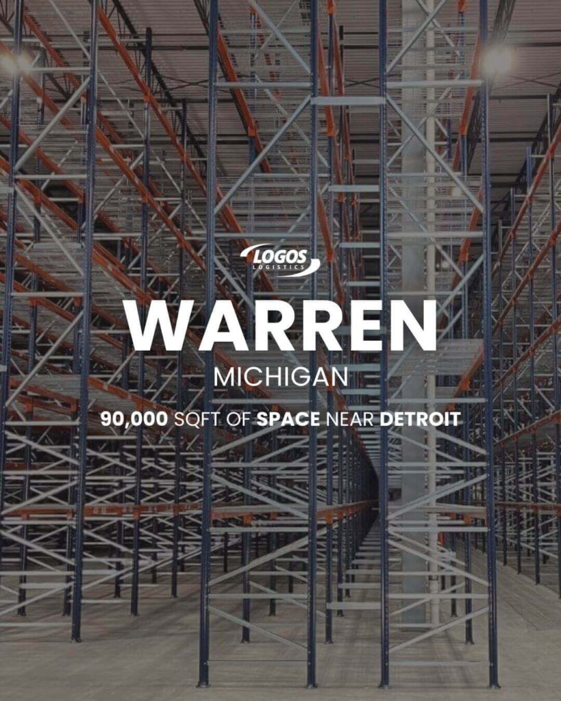 warren detroit michigan warehouse 3pl locations logos logistics